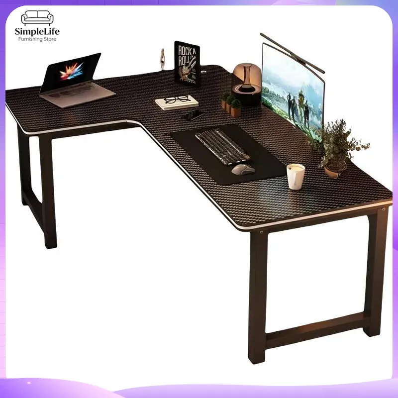 Desk Room Setup - Corner Gaming Desk Computer Desk with