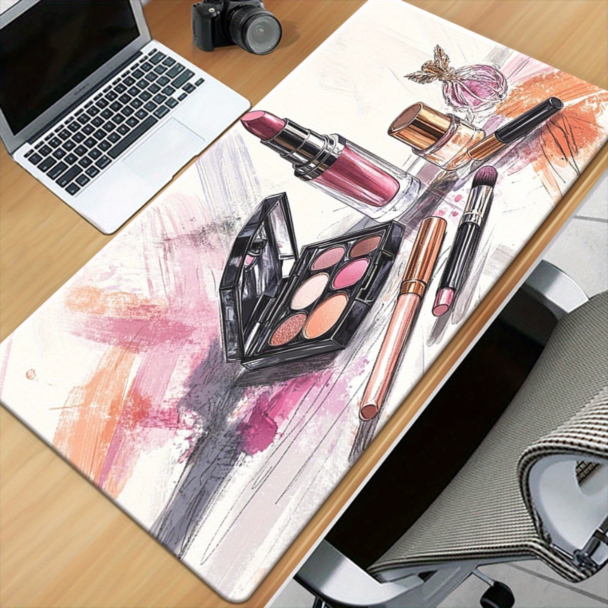 Desk Setup With Laptop - Makeup Mousepad Gaming Accessories Mouse Mat