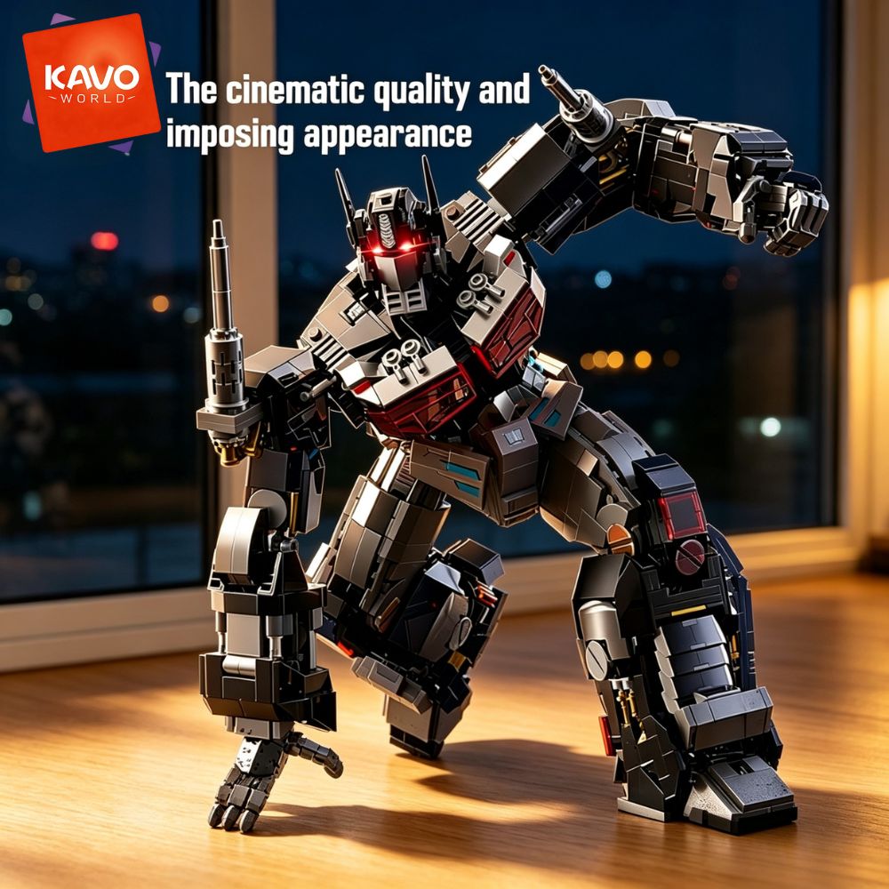 Desk Setup Small Room - KAVOWORLD 2045pcs Future Mecha Robot Building