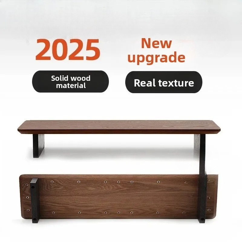 Desk Room Setup - Solid Wood Monitor Riser Stand Modular