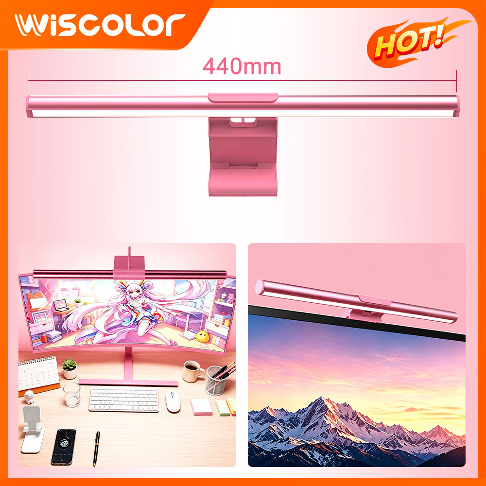 Desk Room Setup - Monitor Light Bar Led Lights Smart
