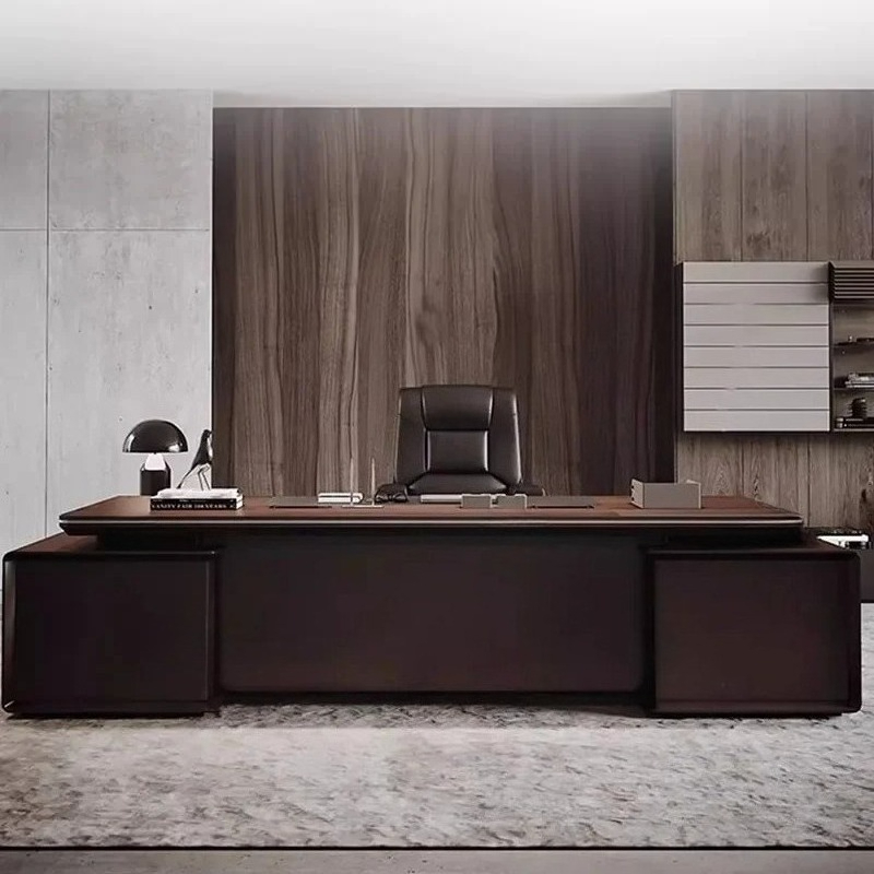Desk Setup With Laptop - Modern Office Storage Executive Setup Work