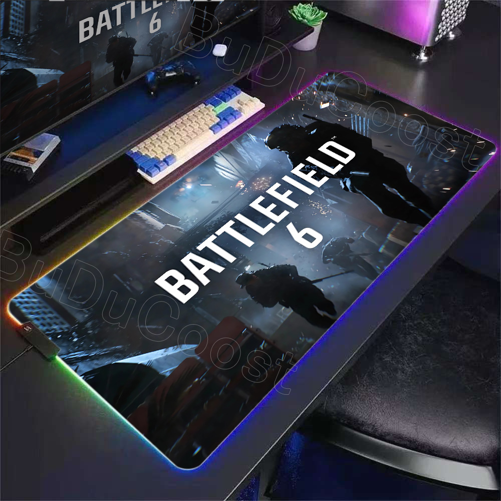 Desk Setup Rgb - New Gamer RGB Desk Mat Backlight
