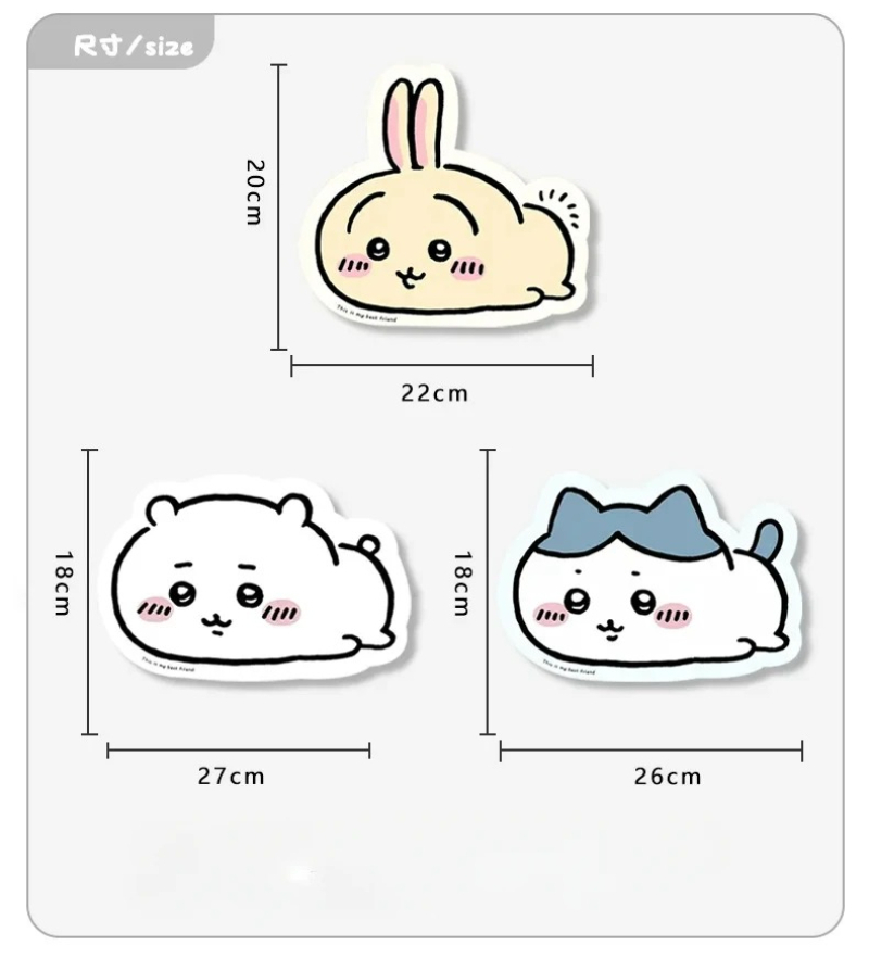 Chiikawa Cartoon Jiyi Usagi Ha - Rubber Mat Desk review and price