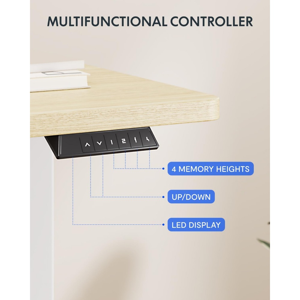 FLEXISPOT 63x32 Inch Electric  - Desk Setup Office review and price