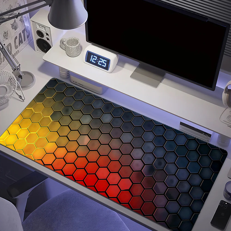 Honeycomb Series Mouse Pad Lar - Rubber Mat Desk review and price