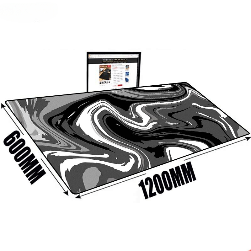 Large Mat Mouse Pad Fluid Art  - Desk Setup With Laptop review and price