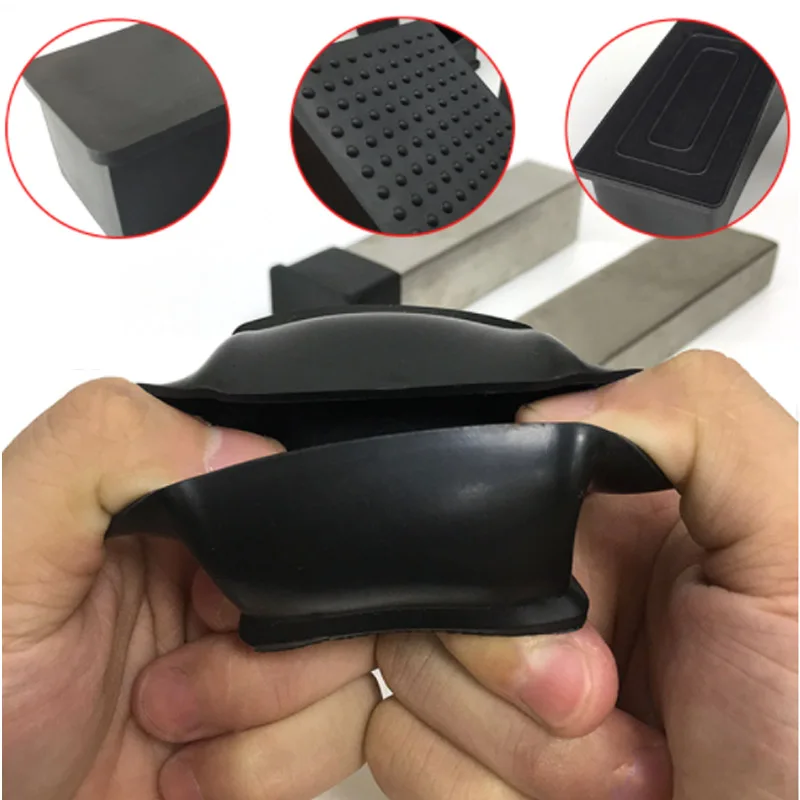 Black Chair Leg Caps Square Re - Desk Setup Tips review and price