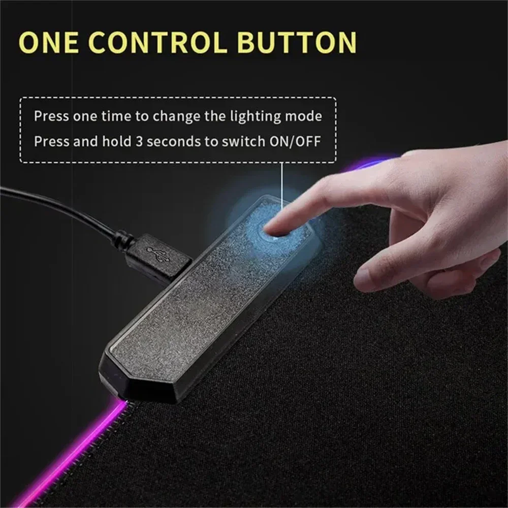 New Gamer Rgb Desk Mat Back Li - Desk Setup Rgb review and price