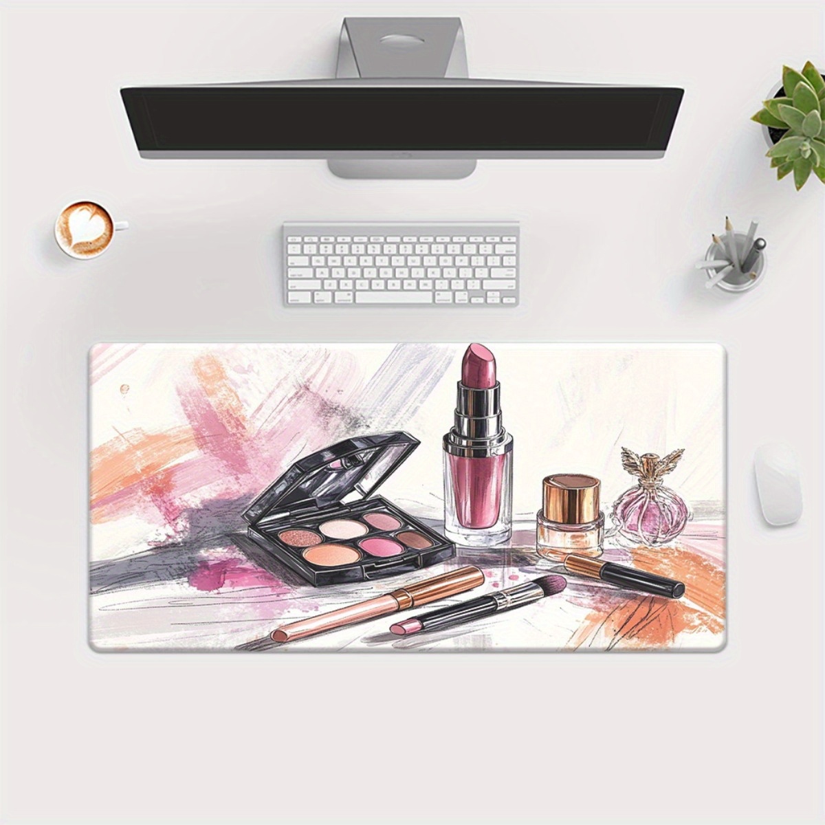 Makeup Mousepad Gaming Accesso - Desk Setup With Laptop review and price