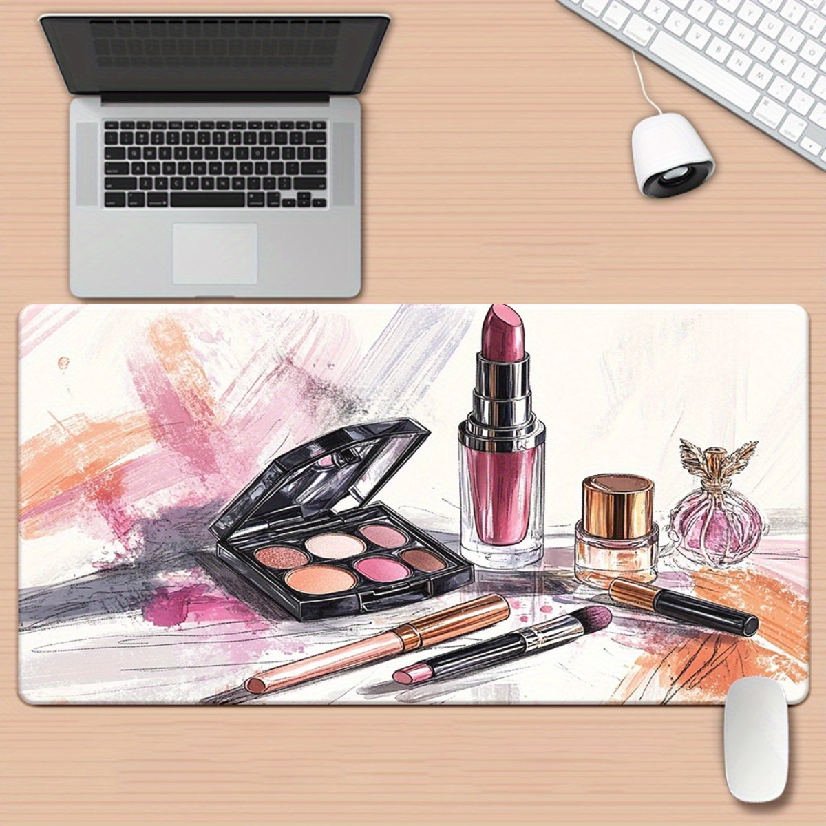 Makeup Mousepad Gaming Accesso - Desk Setup With Laptop review and price