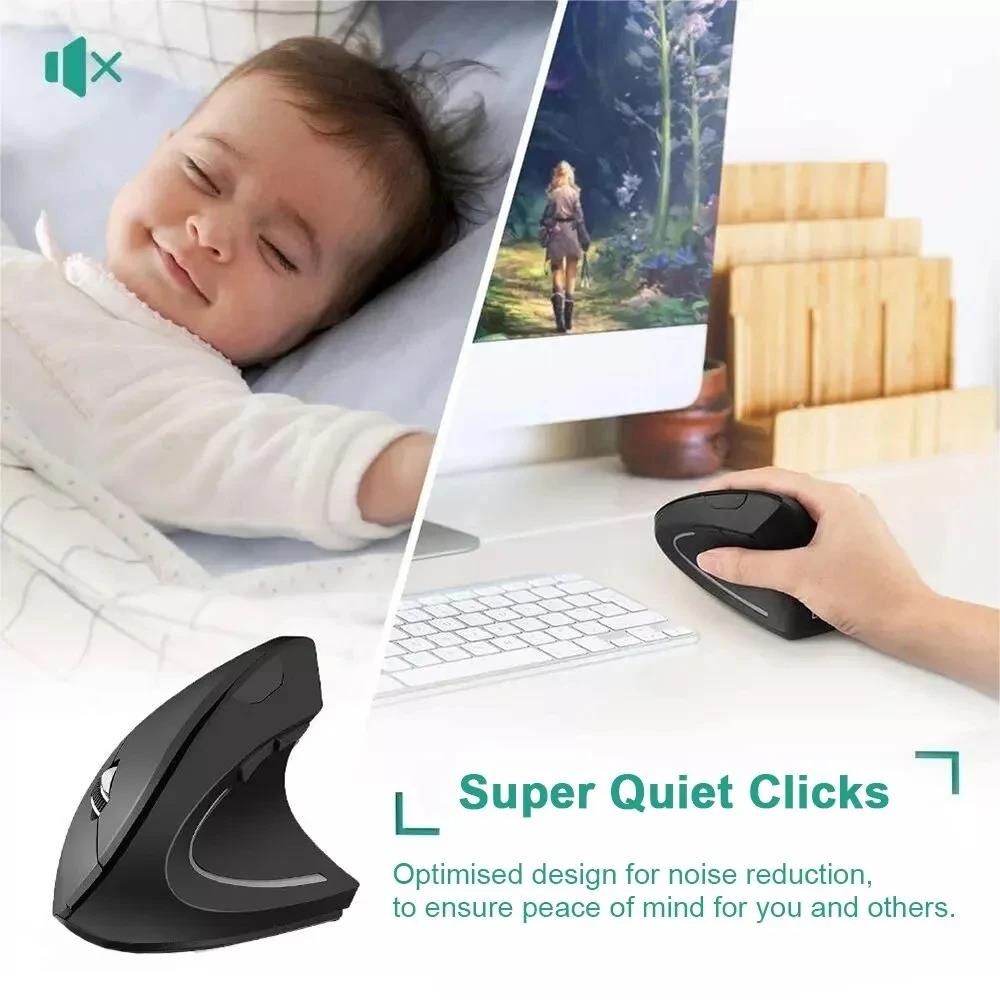 Ergonomic Wireless Mouse 1600  - Desk Setup Programmer review and price