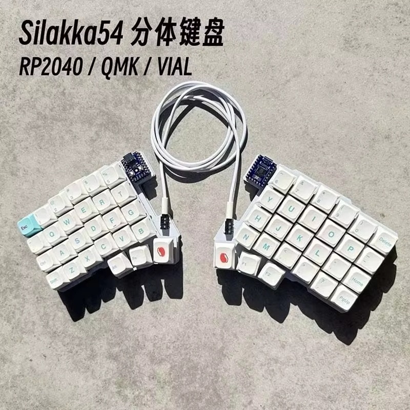 Silakka54 Ergonomic Split Mech - Desk Setup Programmer review and price