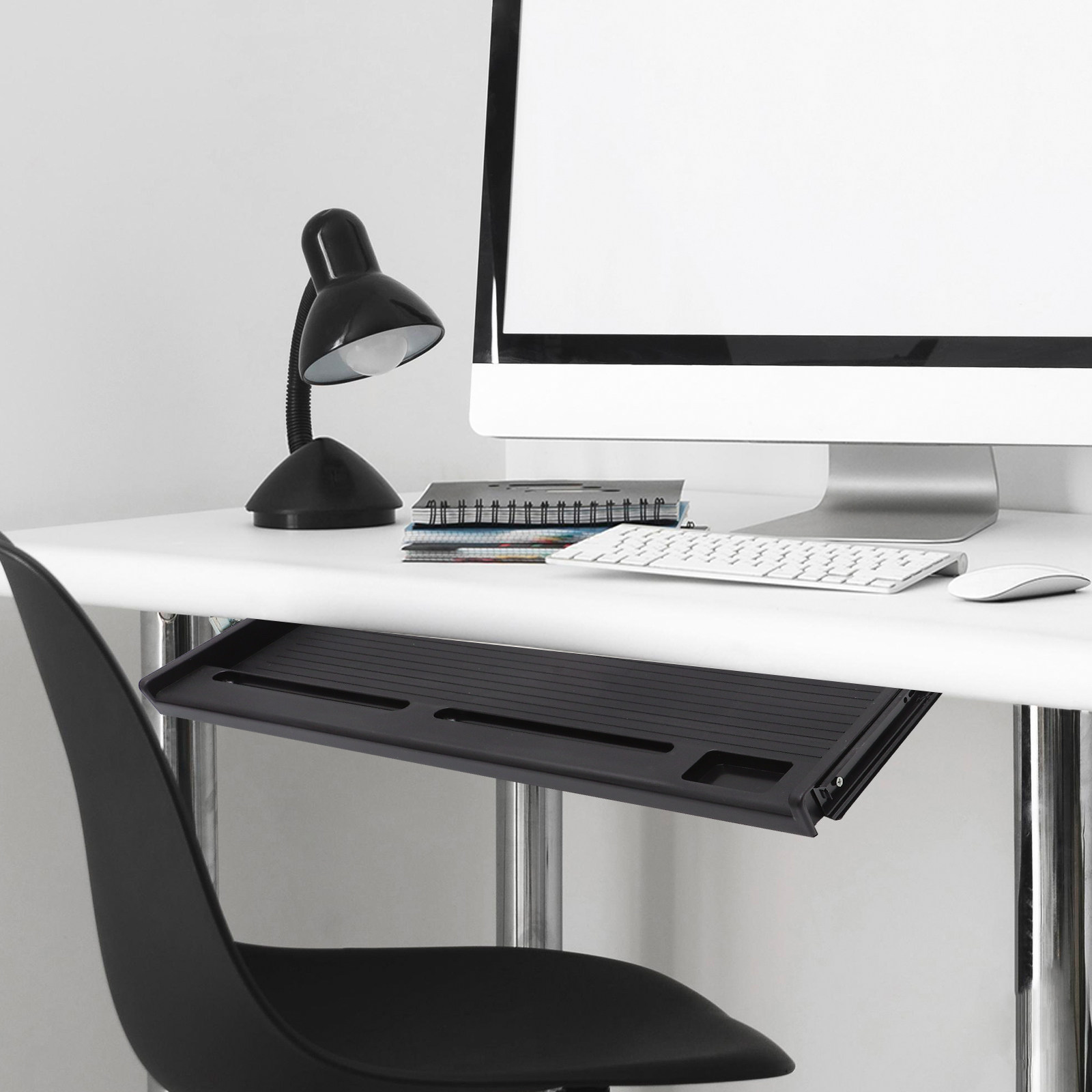 1Set Under Desk Keyboard Tray  - Desk Setup Office review and price