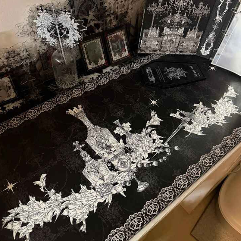 Divine Realm Gothic Building M - Rubber Mat Desk review and price