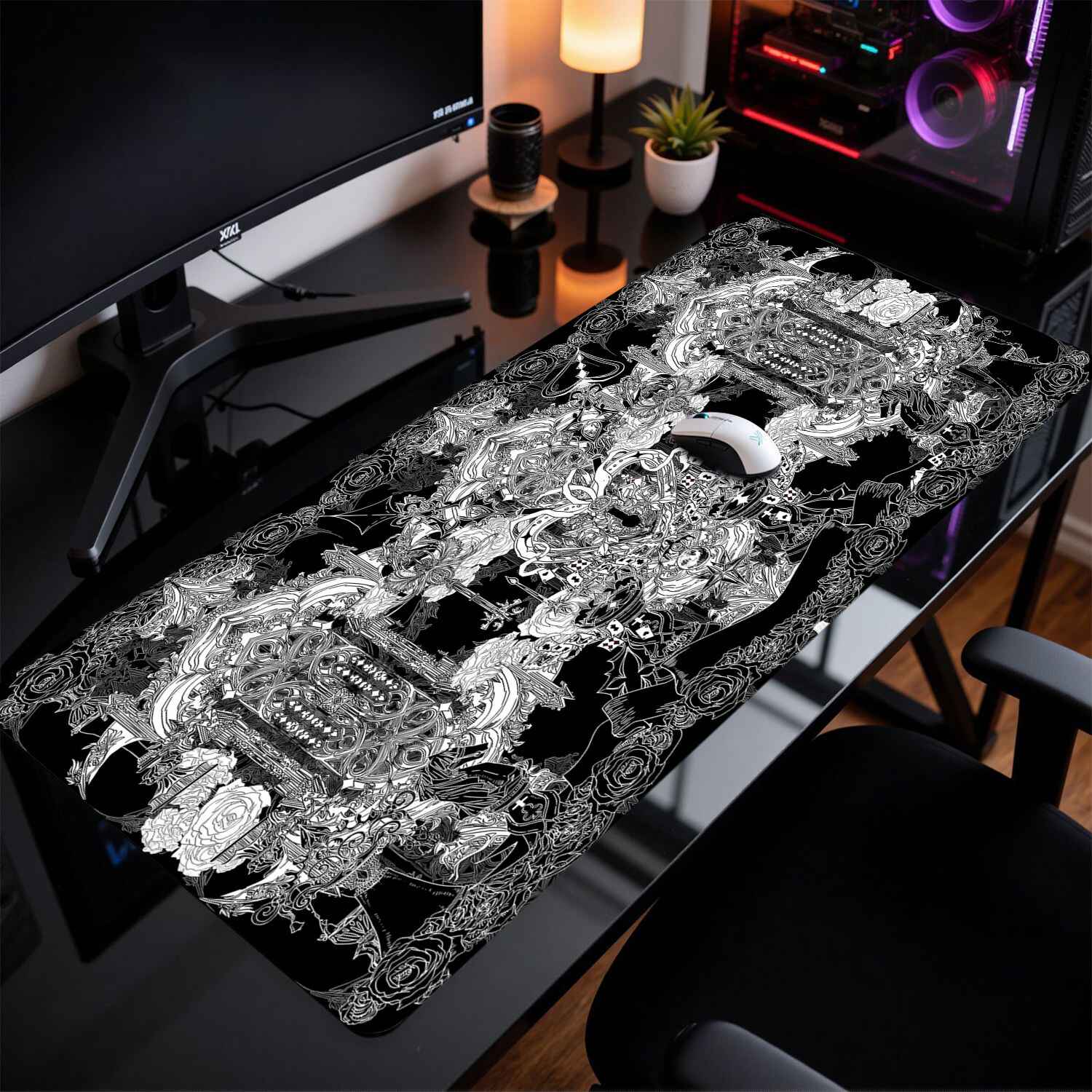 Divine Realm Gothic Building M - Rubber Mat Desk review and price