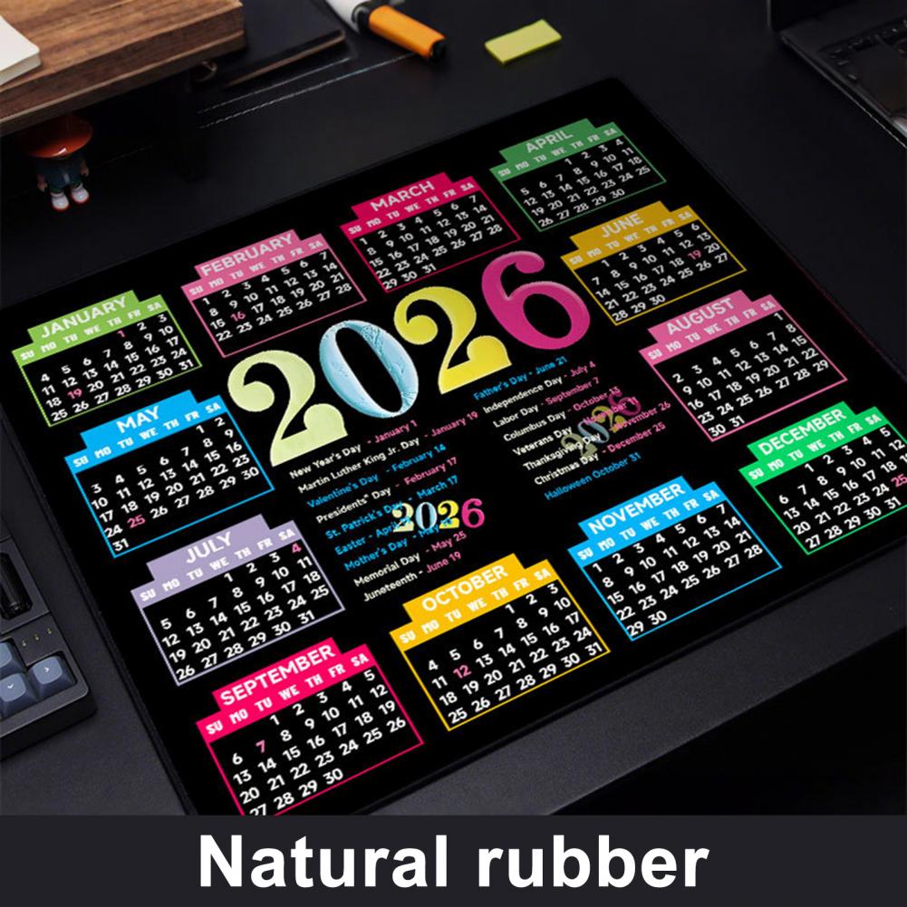 2026 Calendar Mouse Pad Waterp - Rubber Mat Desk review and price