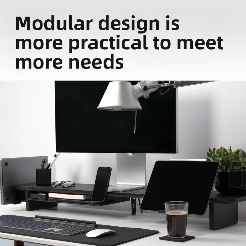 Solid Wood Monitor Riser Stand - Desk Room Setup review and price