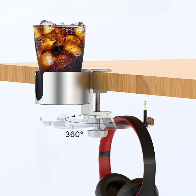 360° Rotating Desk Headphone H - Desk Setup Office review and price