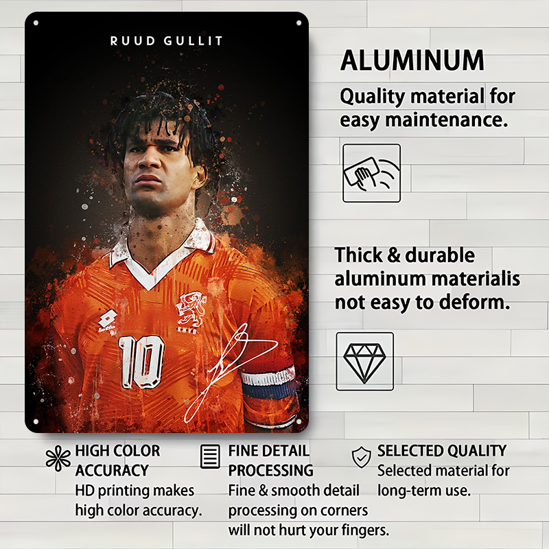Ruud Gullit Football Player Wa - Desk Room Setup review and price