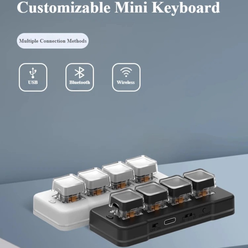 MK424Pro 4-Key Wireles Mini Ke - Desk Setup Programmer review and price