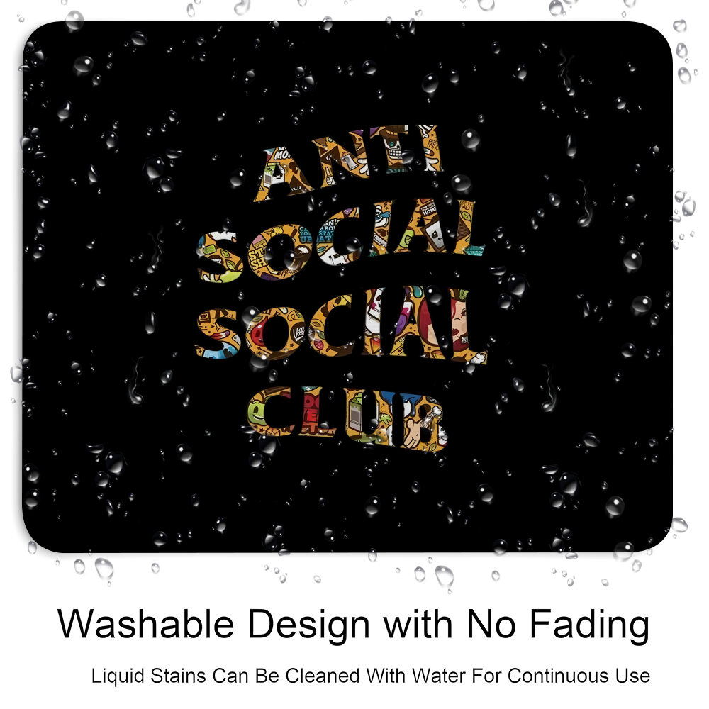 ANTI SOCIAL SOCIAL CLUB Mouse  - Rubber Mat Desk review and price