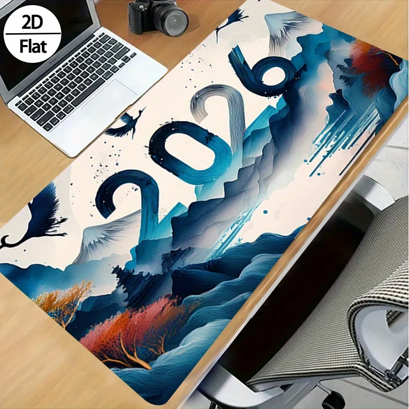 2026 New Year Ink Painting 2D  - Rubber Mat Desk review and price