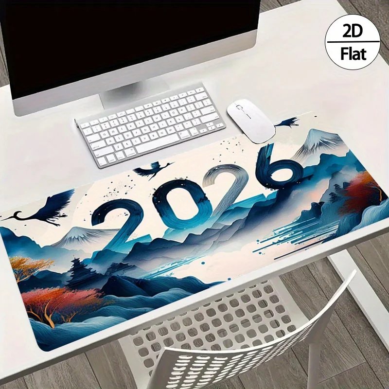 2026 New Year Ink Painting 2D  - Rubber Mat Desk review and price