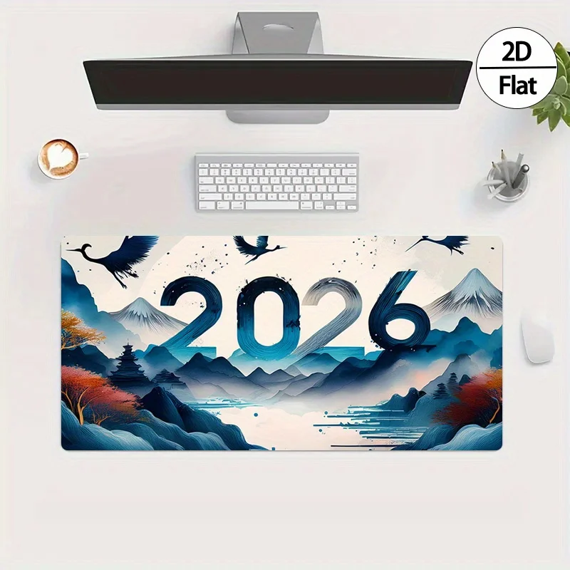 2026 New Year Ink Painting 2D  - Rubber Mat Desk review and price