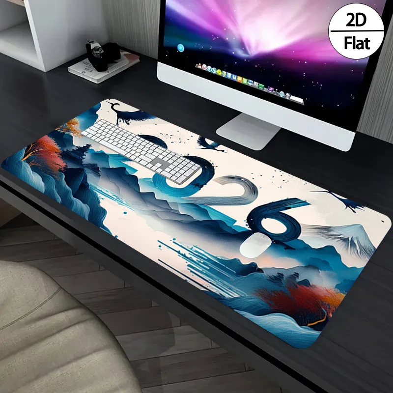 2026 New Year Ink Painting 2D  - Rubber Mat Desk review and price