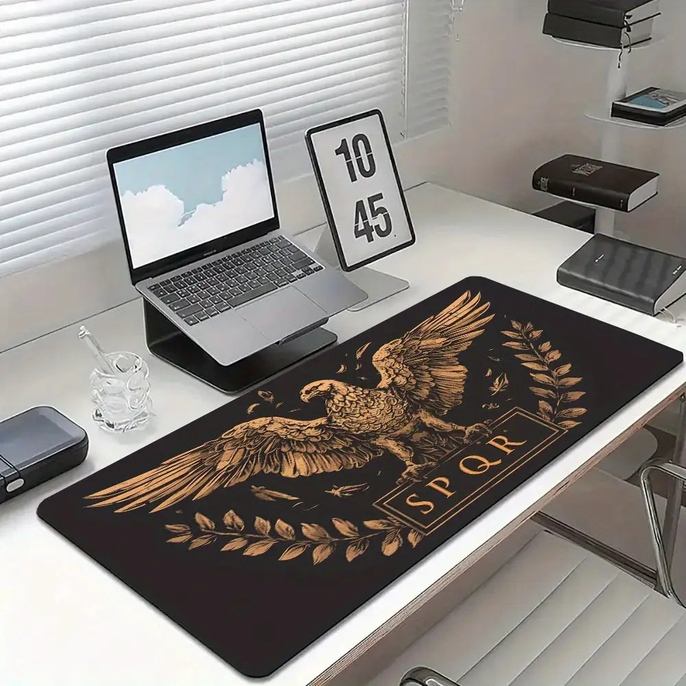 Golden Brown Black Desk Mat De - Desk Room Setup review and price