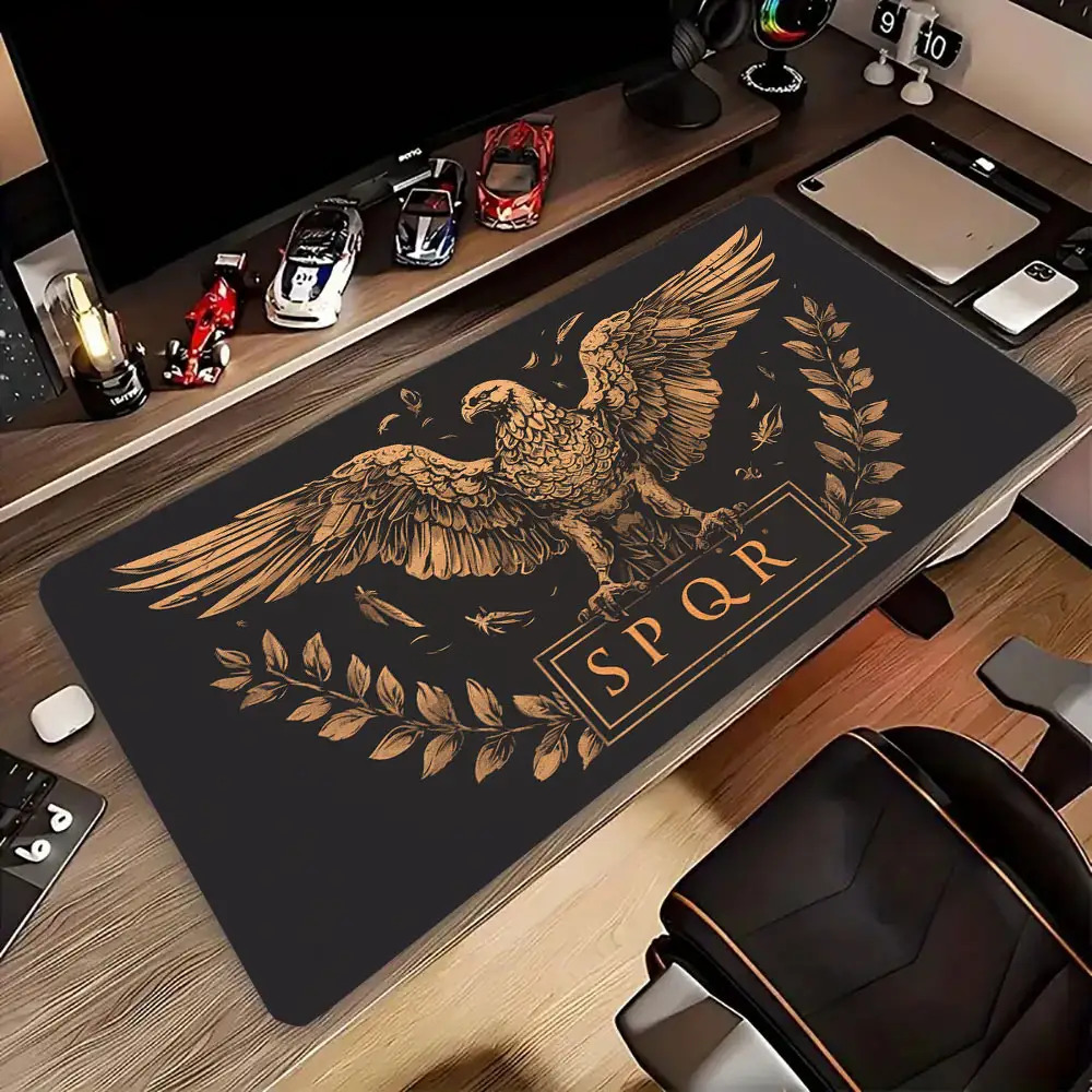 Golden Brown Black Desk Mat De - Desk Room Setup review and price