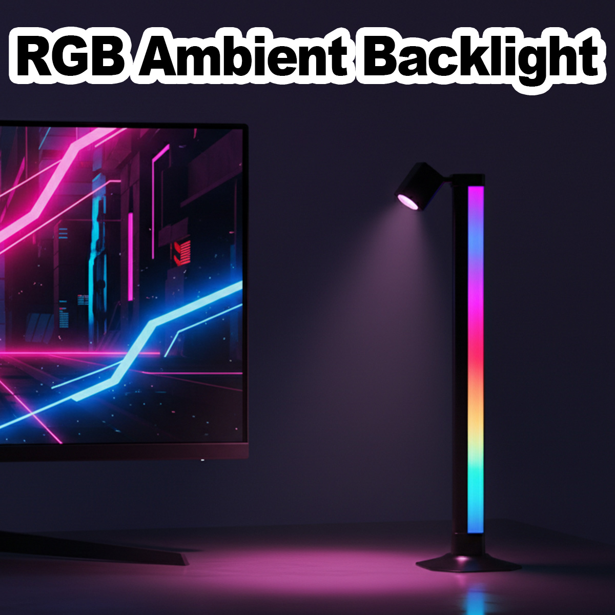 Smart Light Bar LED RGB Music  - Desk Setup Rgb review and price