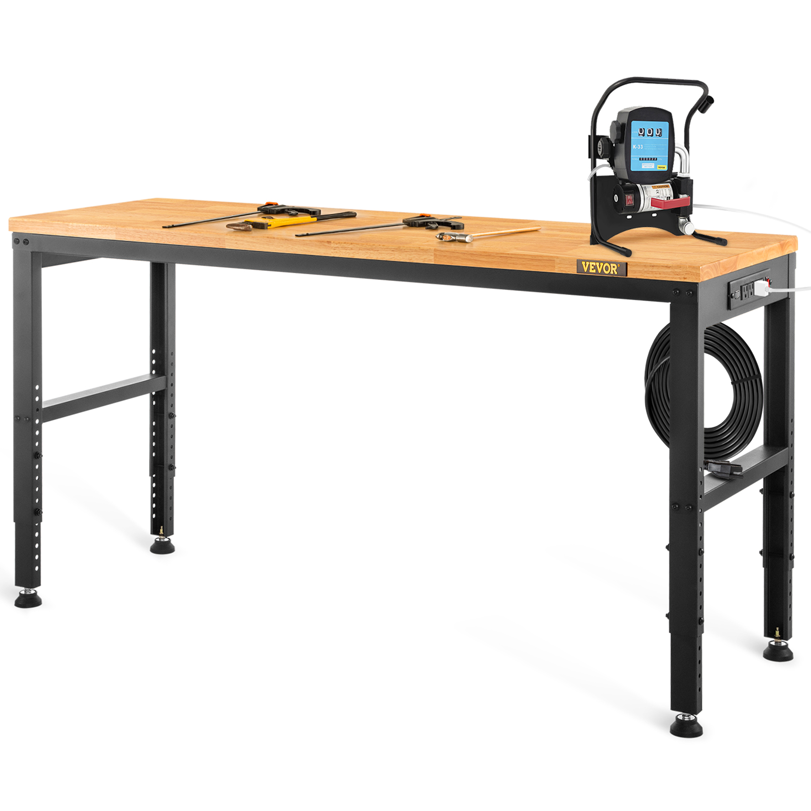 SucceBuy 72cm Woodworking Work - Desk Setup Oak review and price