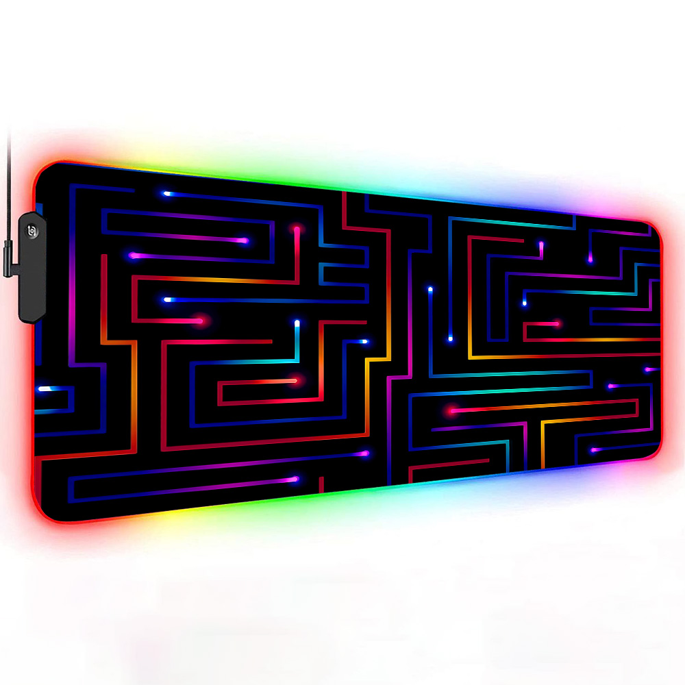 Xxl Mouse Pad 900x400 Neon Cir - Desk Setup Rgb review and price